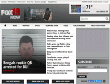 Tablet Screenshot of fox19.com